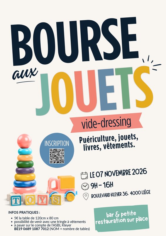Loisirs Bourse jouets, vide-dressing