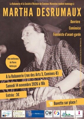 Conférences Conférence : Martha Desrumaux, ouvrière féministe d avant-garde !