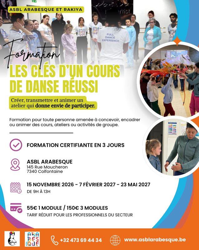 Stages,cours Formation - clés d un cours danse réussi
