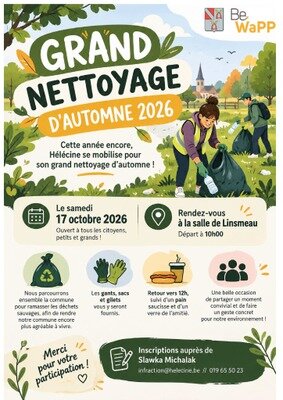 Loisirs Grand nettoyage d automne 2026