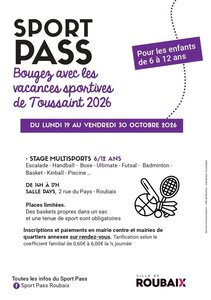 Loisirs Bougez avec vacances sportives la Toussaint !