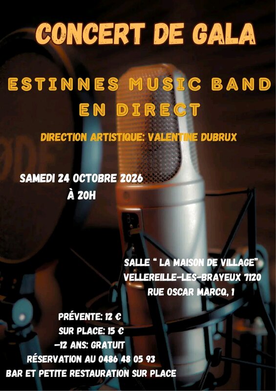 Concerts Concert Gala - Estinnes music Band