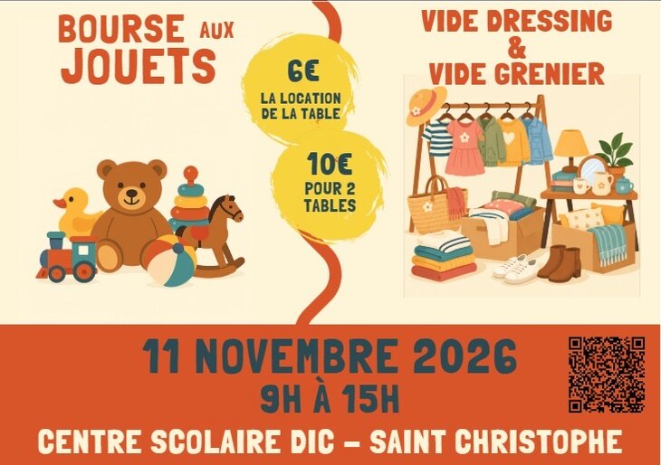 Loisirs Bourse jouets vide dressing