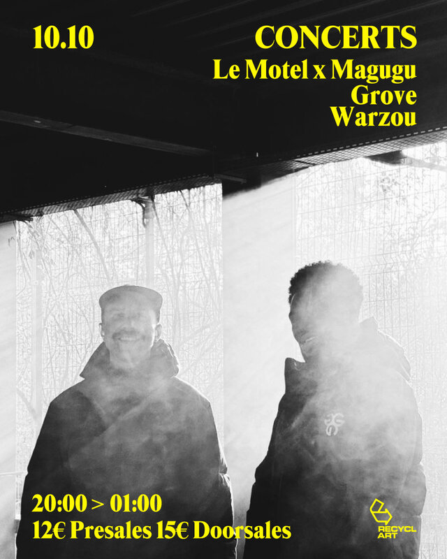 Concerts Le Motel x Magugu + Grove + Warzou set)