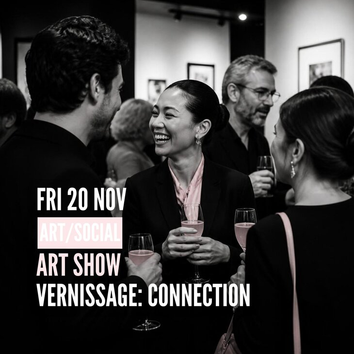 Expositions Vernissage: Connection - with emerging established artists