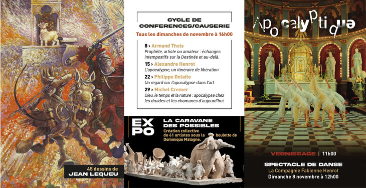 Conférences Le Dévoilement : L’Apocalypse Jean : Patmos Lequeu Theis : Causeries
