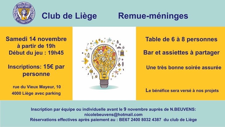Loisirs Remue-méninges