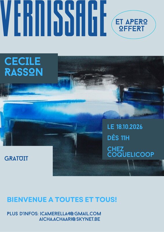 Expositions Vernissage Peinture Cécile Rasson