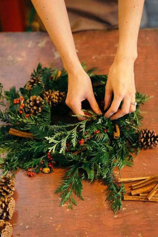 Stages,cours Créez votre couronne Noël & faites belles rencontres