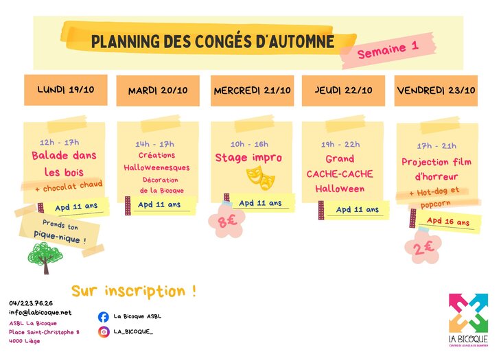 Stages,cours Stage la carte