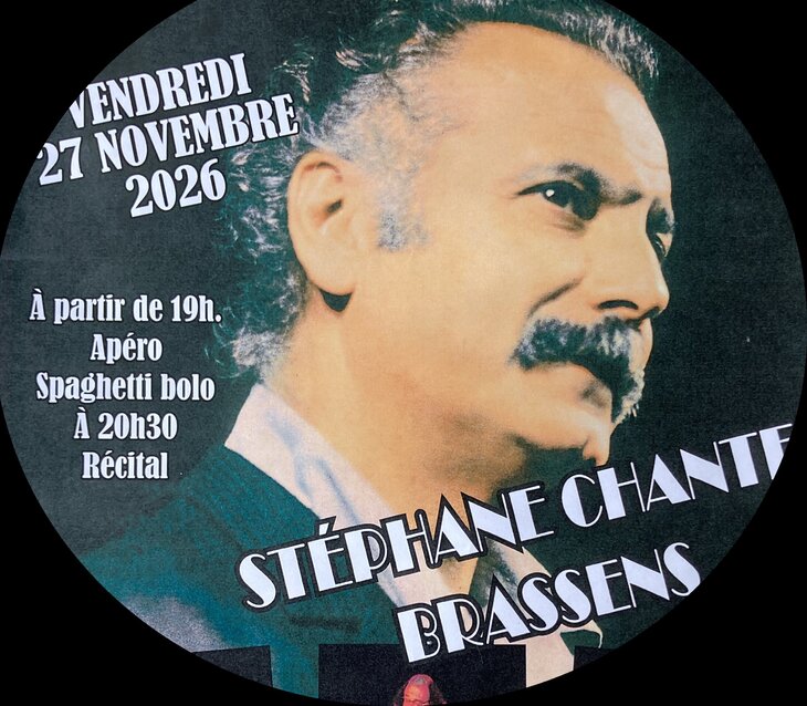 Spectacles Stéphane chante Brassens