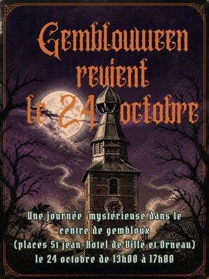 Loisirs Gemblouween-samedi octobre 13h00 17h00