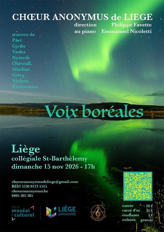 Concerts Concert Voix Boréales