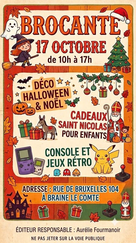 Loisirs Déco Halloween Noël, cadeaux Nicolas pour enfants, consoles jeux rétro