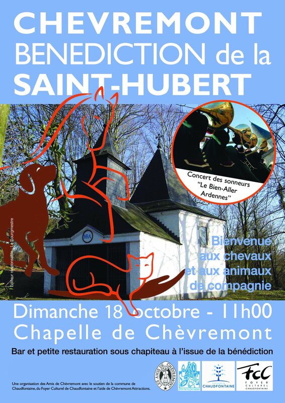 Loisirs Bénédiction la Saint-Hubert Chèvremont