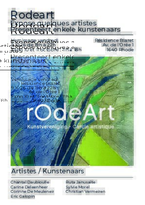 Expositions Exposition Rodeart: quelques artistes Rhode Saint-Genèse 3km Bruxelles