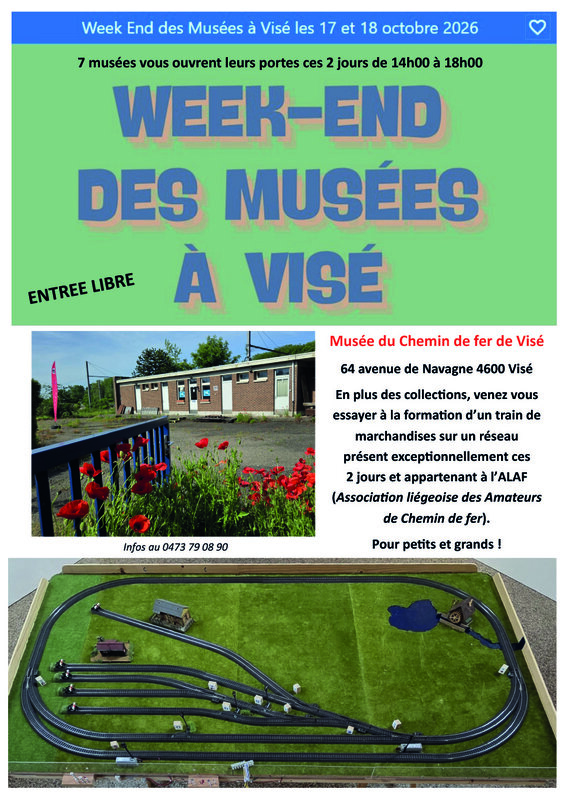 Loisirs Portes ouvertes musée Chemin fer Visé