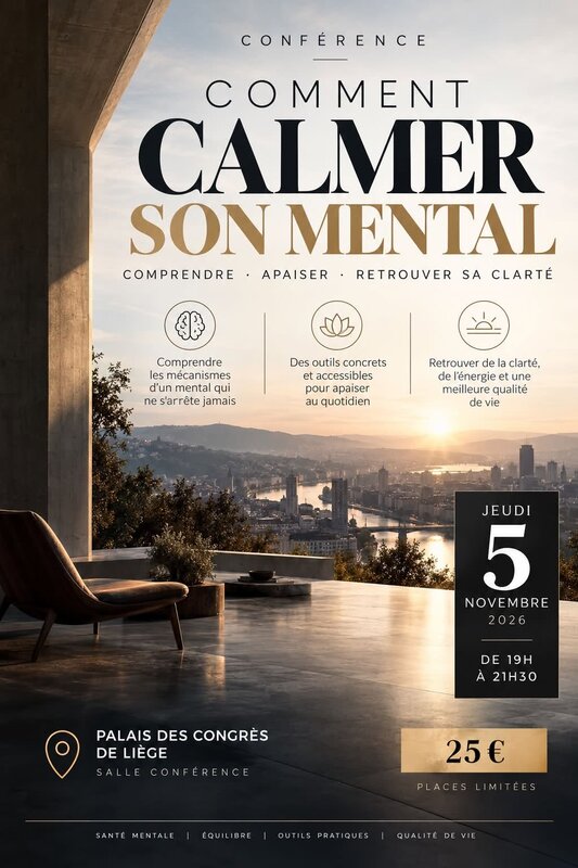Conférences Stop anxiété : Comment calmer mental