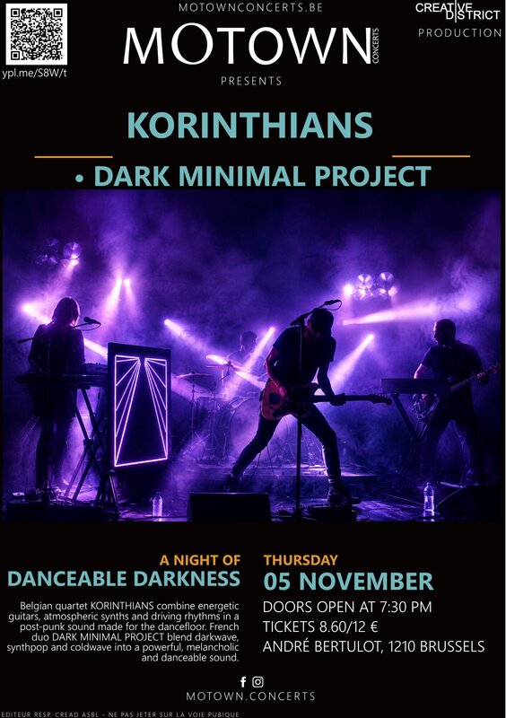 Concerts Korinthians Dark Minimal Project - nuit dance dark