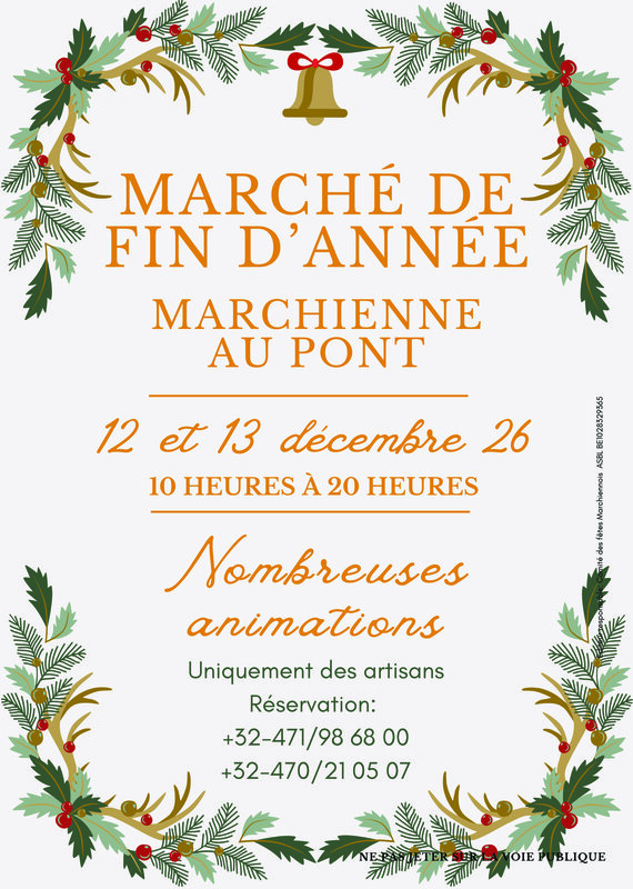 Marchés de Noël 4 ème Marché fin d année Comité Fêtes Marchiennois