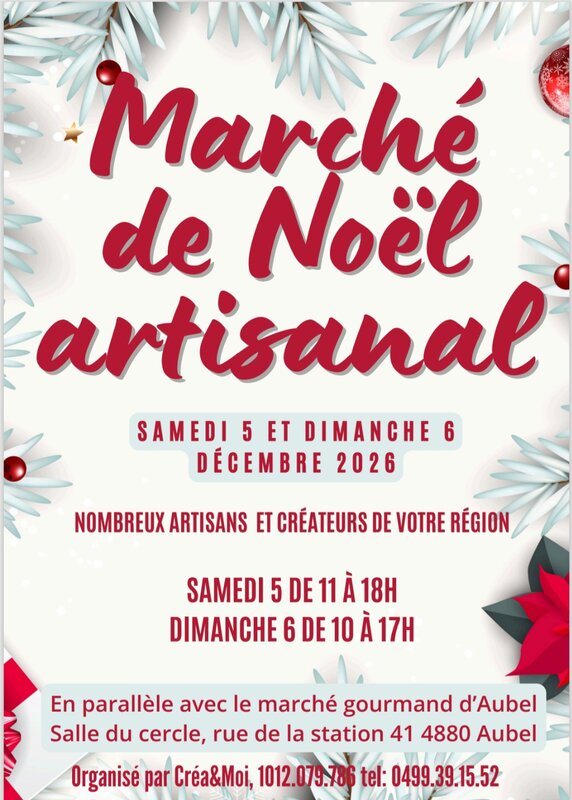 Marchés de Noël Marché Noël artisanal d Aubel
