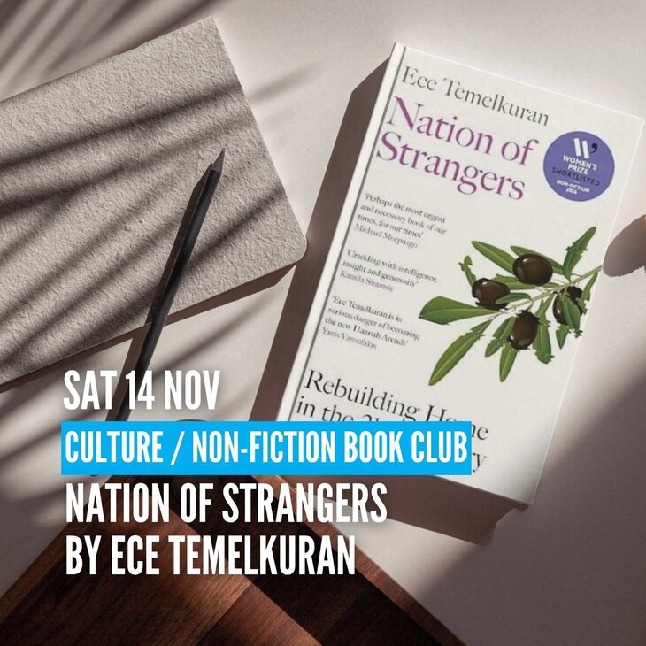 Conférences Book Club: Nation Strangers, Ece Temelkuran