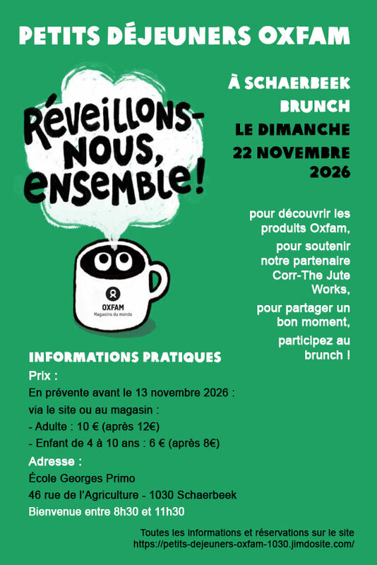 Loisirs Brunch - Petit déjeuner Oxfam