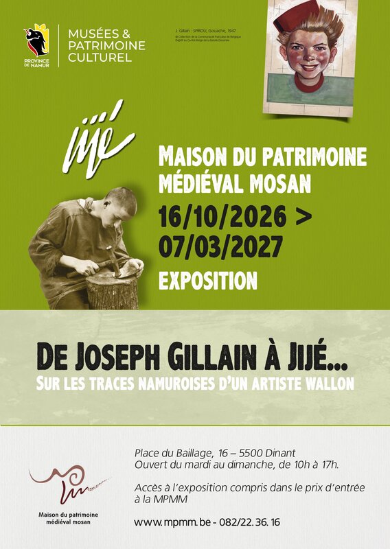 Expositions Exposition : Joseph Gillain Jijé... les traces namuroises d un artiste