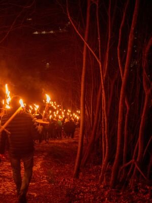 Loisirs Balade contée flambeaux - Fête la Saint-Léonard