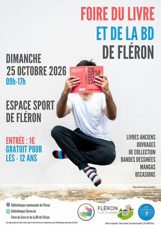 Loisirs Foire livre de bd Fléron