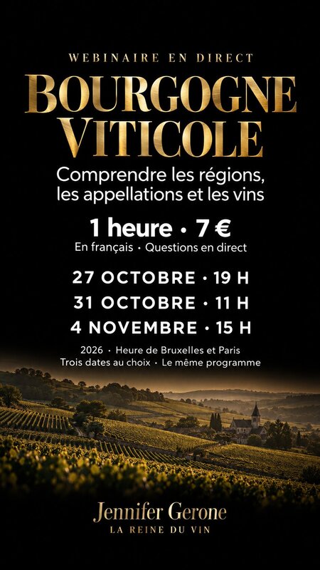 Conférences Webinaire Online pour tout amateur Vins