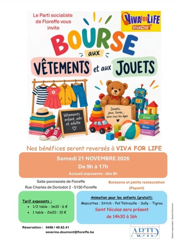 Loisirs Bourse vêtements jouets