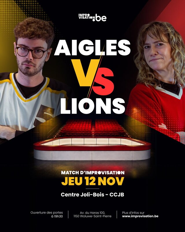 Spectacles Match impro Lions Aigles