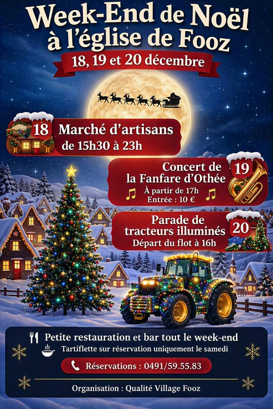 Concerts Noël l’église Fooz