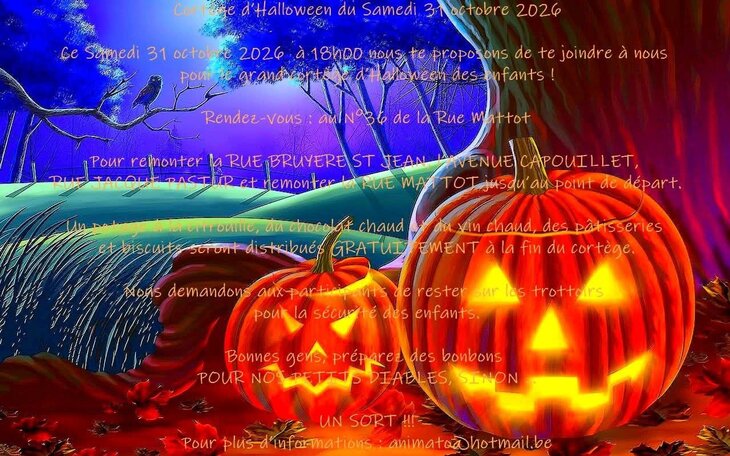 Loisirs Cortège d’Halloween