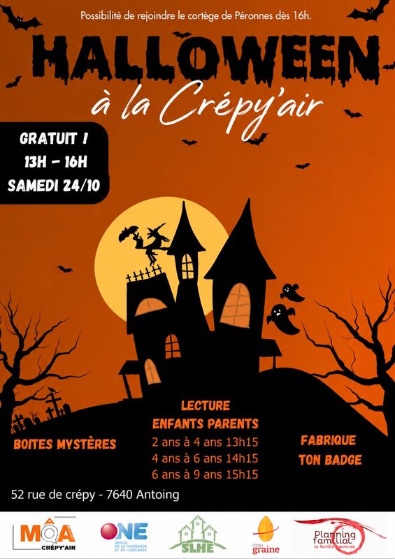 Loisirs Halloween la Crépy air