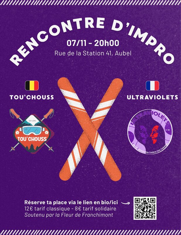 Spectacles Rencontre d impro : Tou Chouss Ultraviolets