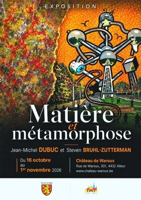 Expositions Exposition : Matière métamorphose - 16 octobre 1er novembre 2026