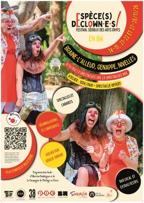Spectacles Espèce(s) Clown·e·s ! Festival Sérieux Arts Idiots Brabant wallon