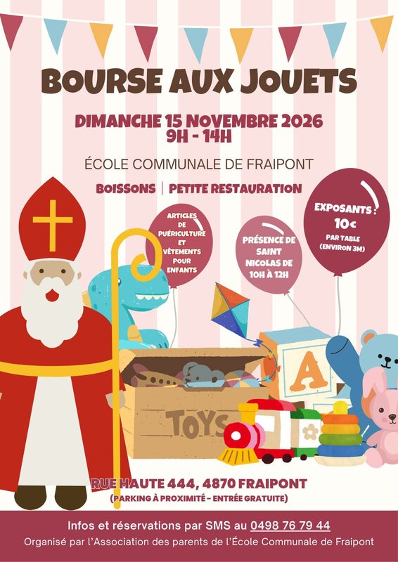 Loisirs Bourse jouets articles puériculture