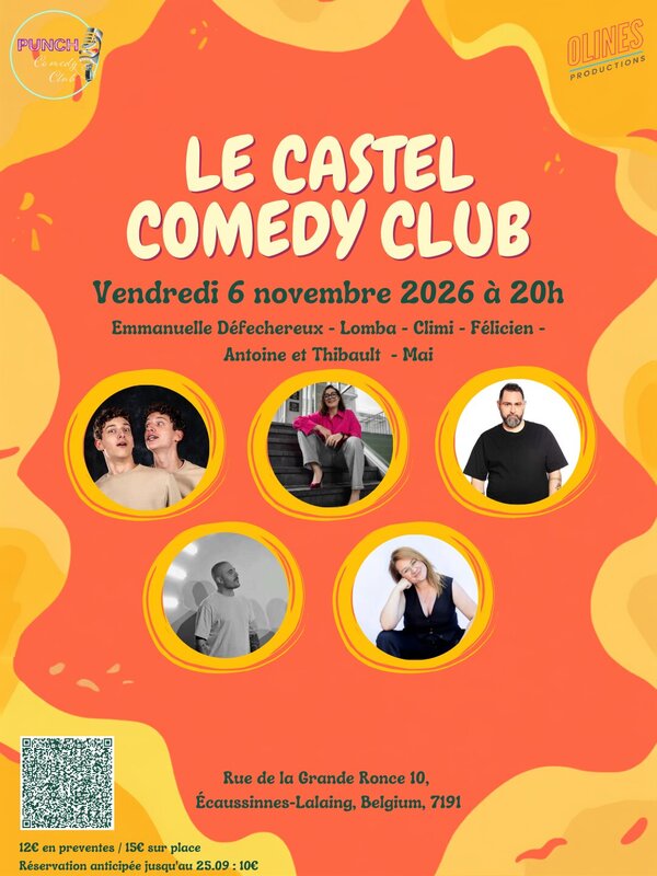 Spectacles Punch Comedy Club Le Castel Co / Ecaussinnes. S - 02
