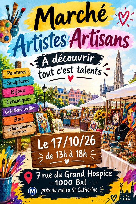 Expositions Expo artistes artisans local A15