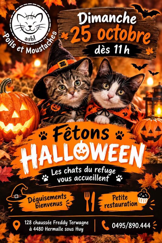 Loisirs Halloween l’association Poils Moustaches