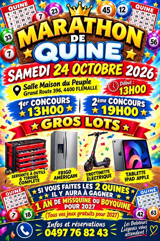 Loisirs Marathon quine