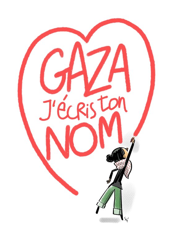 Loisirs Gaza j écris nom | Journée solidarité -