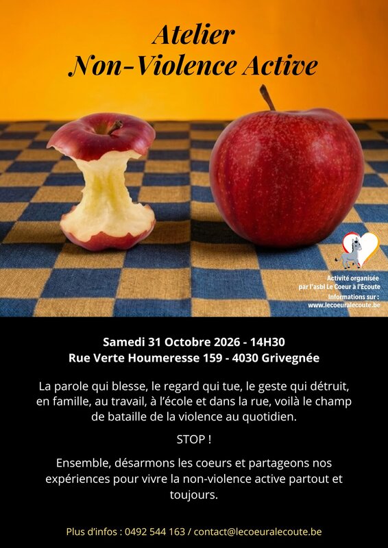 Stages,cours Atelier Non-Violence Active