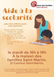 Stages,cours Aide la scolarité