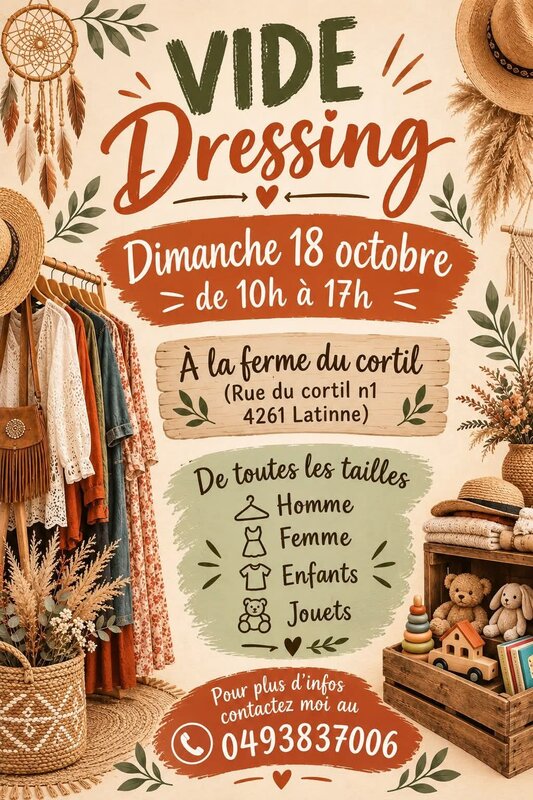 Loisirs Vide dressing