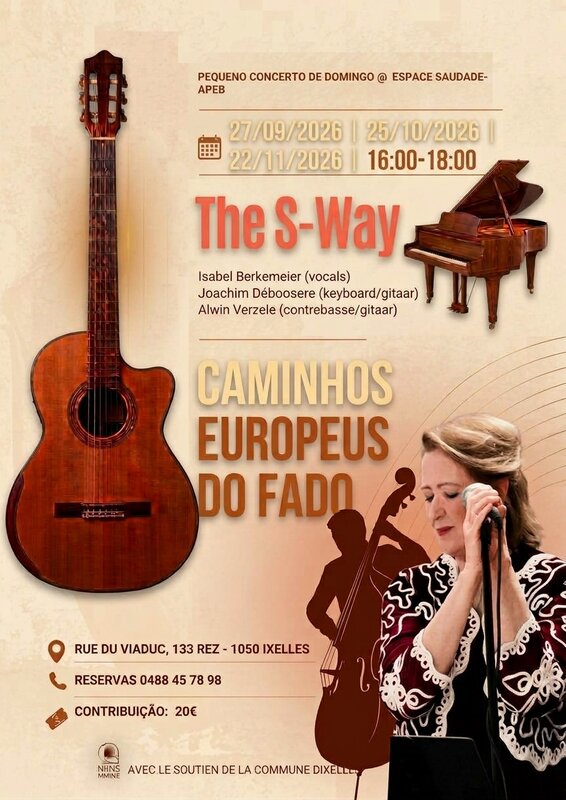 Concerts Petit Concert Dimanche  The S-Way les Chemins Européens Fado