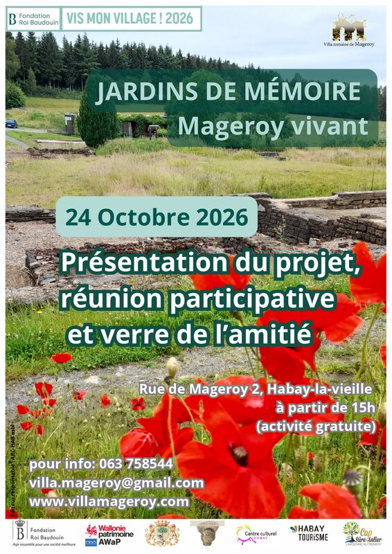 Conférences Jardins Mémoire. Mageroy Vivant.